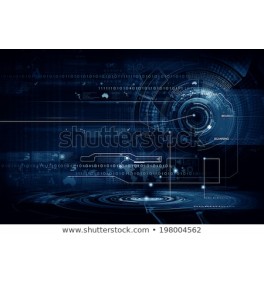 Background conceptual image of digital 3d icons